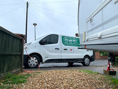 Stay-at-home full caravan service, completed on your Lincolnshire driveway